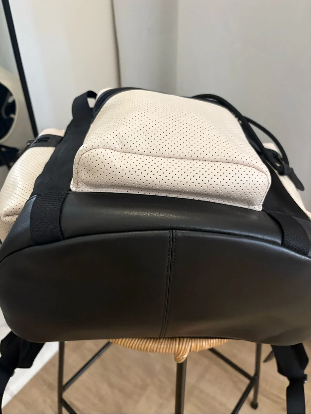 Coach Terrain Trek Leather Nylon Backpack F57477